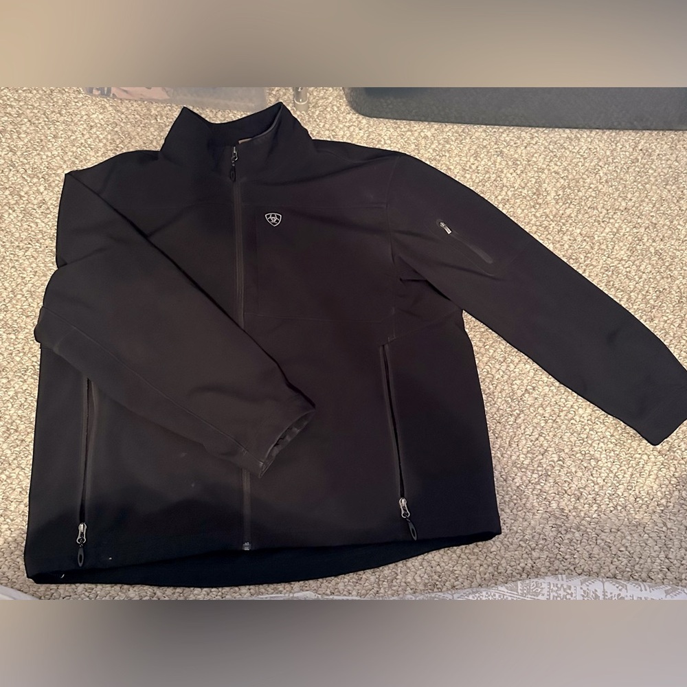 Ariat black soft shell jacket XXL
